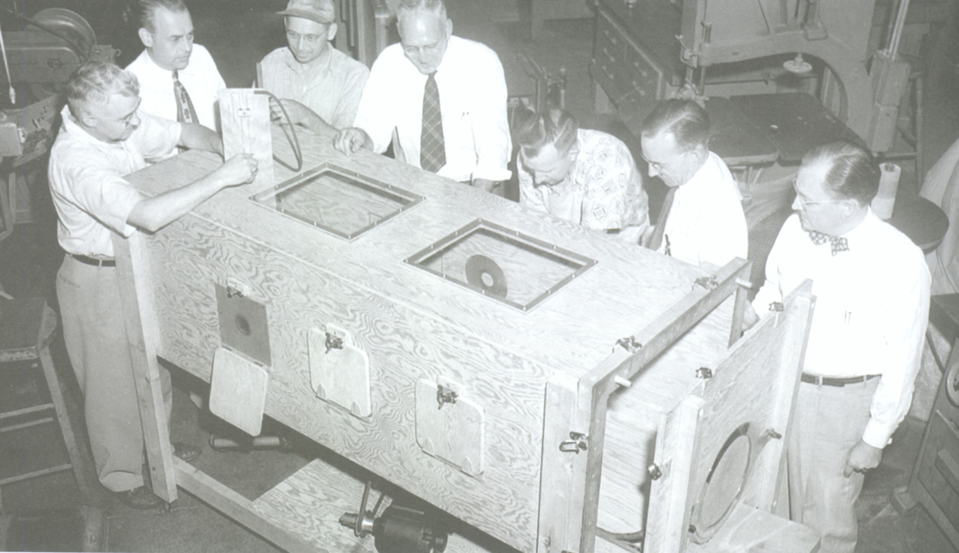 wooden iron lung